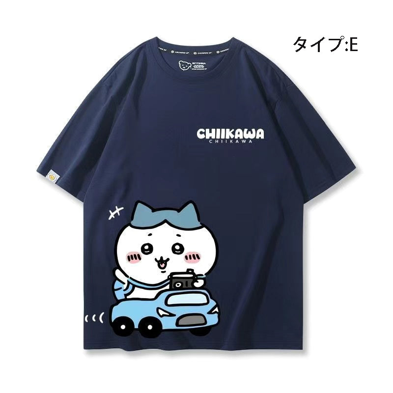 可愛いキャラ ゆるかわ トップス 初心者ドライバー ユニセックス 半袖Ｔシャツ
