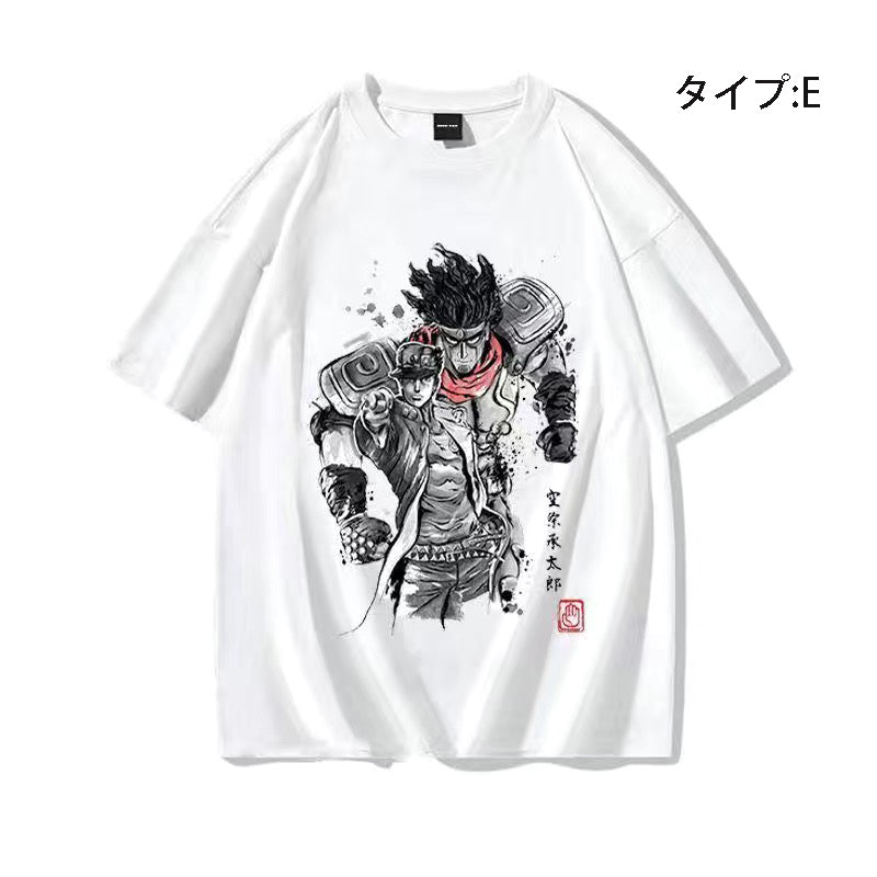 スタンド使い イラスト トップス STANDPOWER ユニセックス 半袖 Ｔシャツ