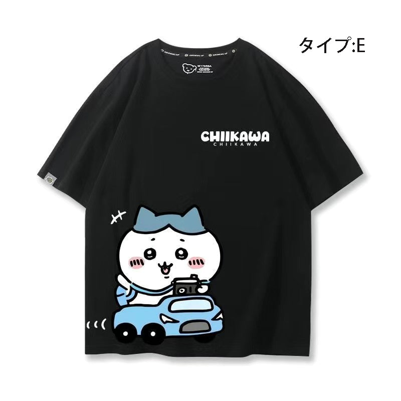 可愛いキャラ ゆるかわ トップス 初心者ドライバー ユニセックス 半袖Ｔシャツ