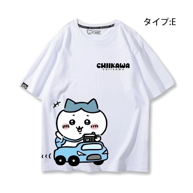 可愛いキャラ ゆるかわ トップス 初心者ドライバー ユニセックス 半袖Ｔシャツ