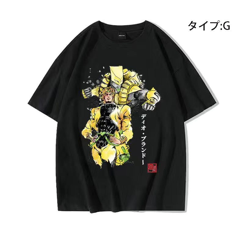 スタンド使い イラスト トップス STANDPOWER ユニセックス 半袖 Ｔシャツ