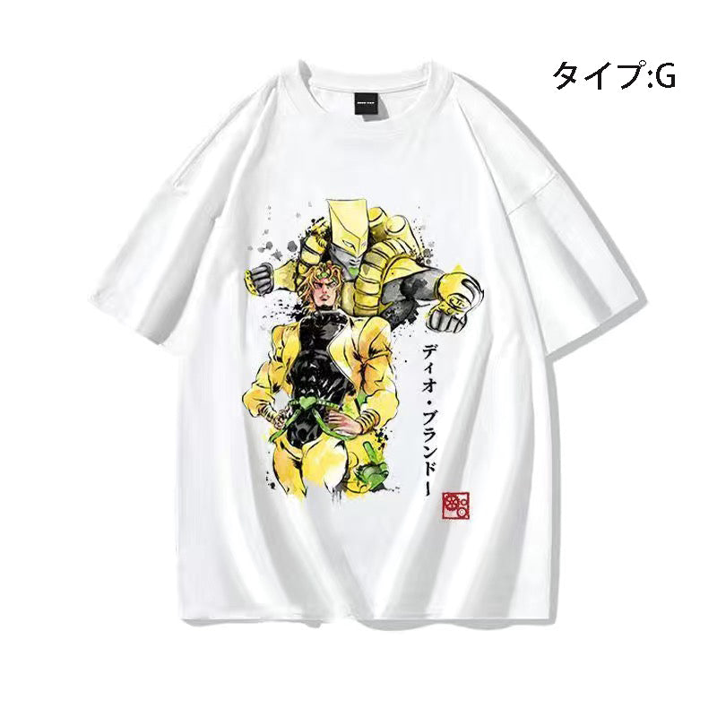 スタンド使い イラスト トップス STANDPOWER ユニセックス 半袖 Ｔシャツ