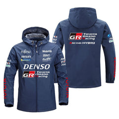 バイカースタイル プロレーサー風 メンズ 防風 防寒 レーシングジャケット