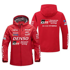 バイカースタイル プロレーサー風 メンズ 防風 防寒 レーシングジャケット