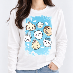 【薄手・裏起毛から選べる】可愛いキャラ ゆるかわ トップス 10タイプのキャラクタープリント ユニセックス 長袖 スウェット