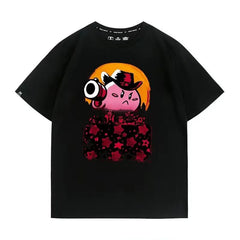 キャラクターシリーズ トップス レッドデッドリデンプションカービィ ‌ユニセックス 半袖Ｔシャツ