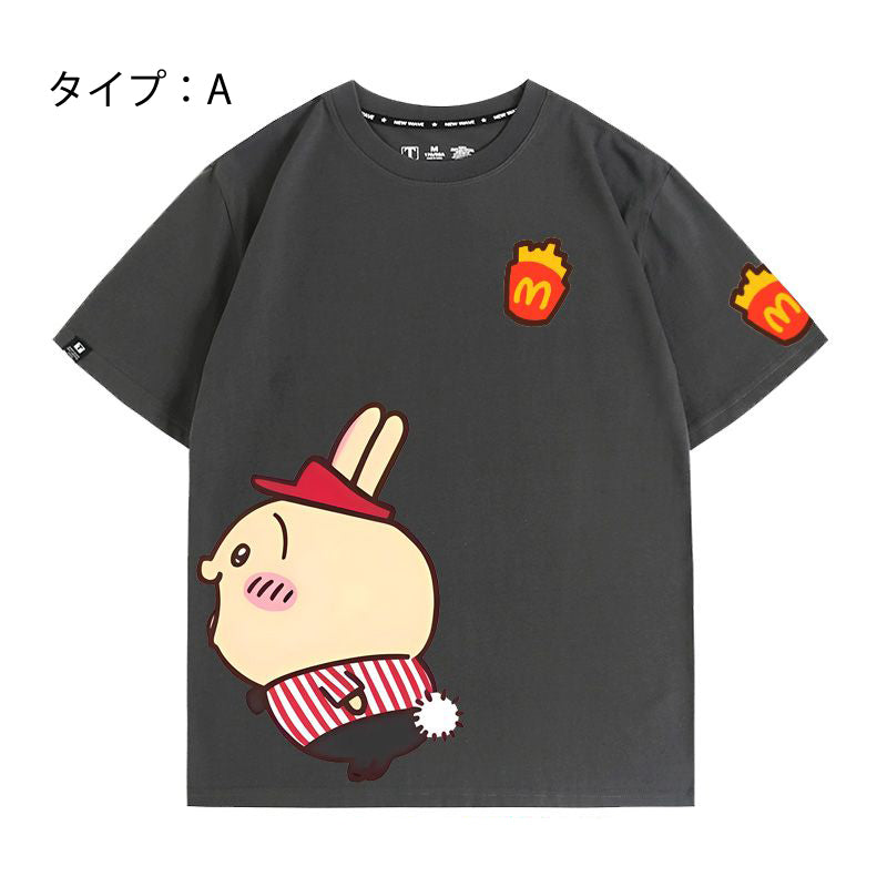 ちいかわシリーズ トップス マックウサギ ユニセックス 半袖Ｔシャツ