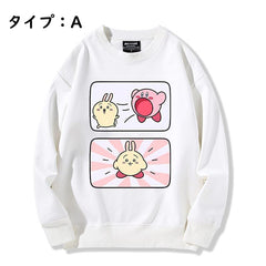 可愛いキャラ ゆるかわ トップス  キャラプリント ユニセックス スウェット