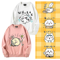 可愛いキャラ ゆるかわ トップス 多忙な日常 ユニセックス 長袖 スウェット