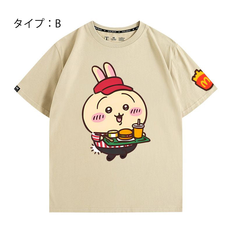 ちいかわシリーズ トップス マックウサギ ユニセックス 半袖Ｔシャツ