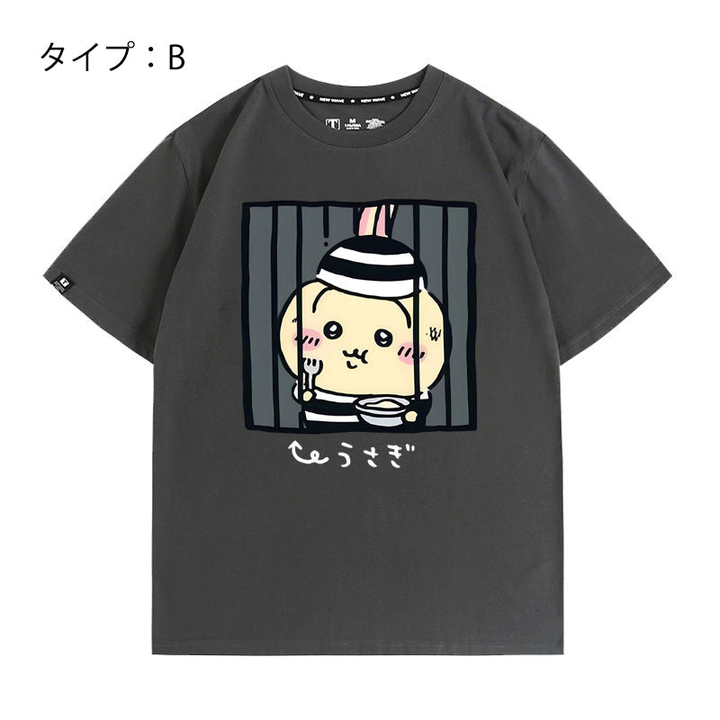 ちいかわシリーズ トップス 監獄 ユニセックス 半袖Ｔシャツ