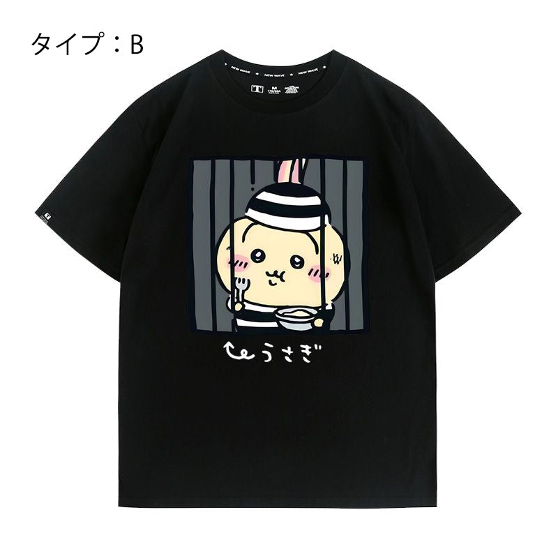 ちいかわシリーズ トップス 監獄 ユニセックス 半袖Ｔシャツ