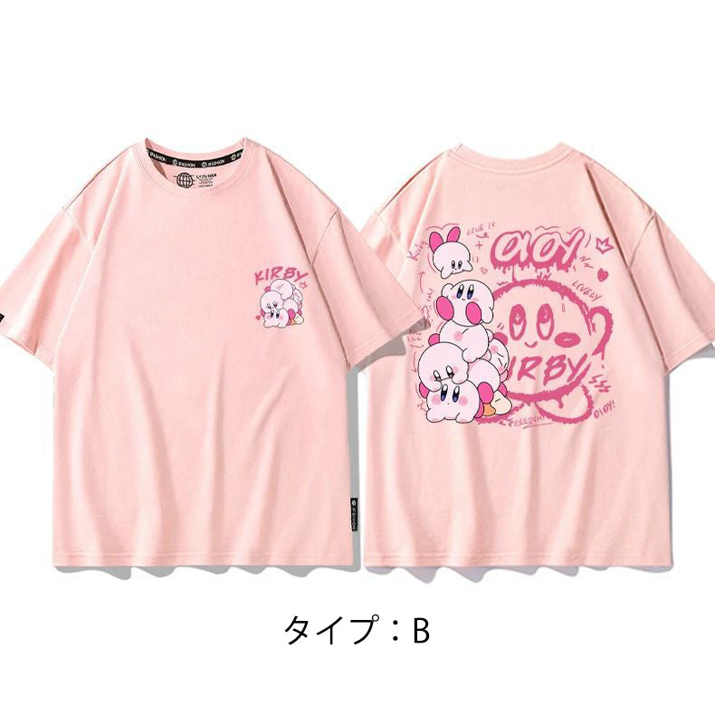 キャラクターシリーズ トップス カービィ ‌ユニセックス 半袖Ｔシャツ
