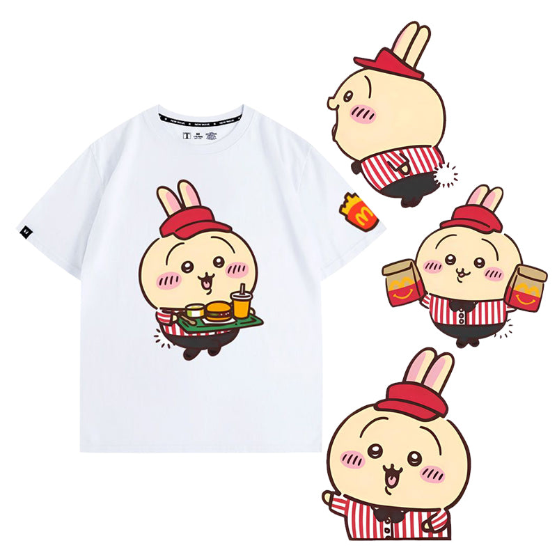 ちいかわシリーズ トップス マックウサギ ユニセックス 半袖Ｔシャツ