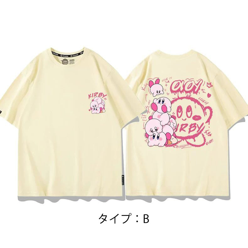 キャラクターシリーズ トップス カービィ ‌ユニセックス 半袖Ｔシャツ