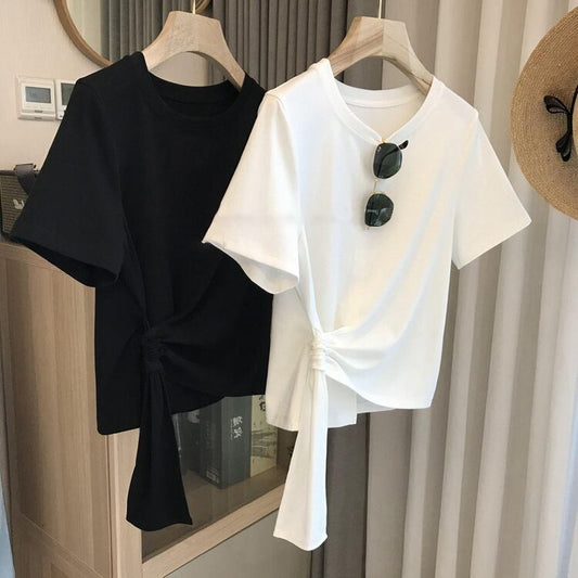 大人可愛い シンプル 無地 プルオーバー 半袖 Tシャツ 大人カジュアル fashion ootd 夏コーデ ファッション coordinateコーディネート 夏服 カジュアルコーデ 今日のコーデ 大人コーデ レディース