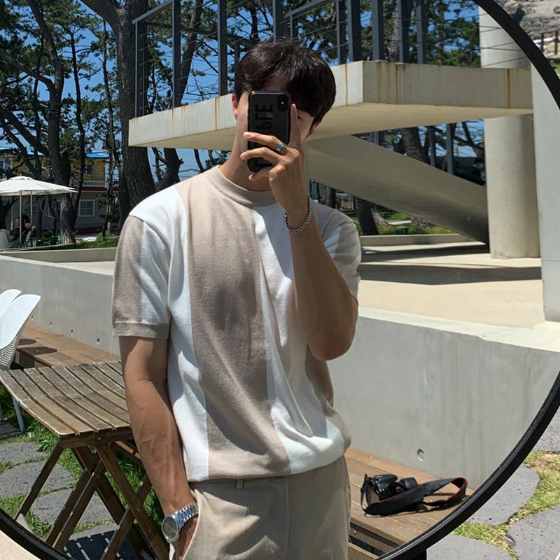 Bicolor short sleeve Tshirt or1331
