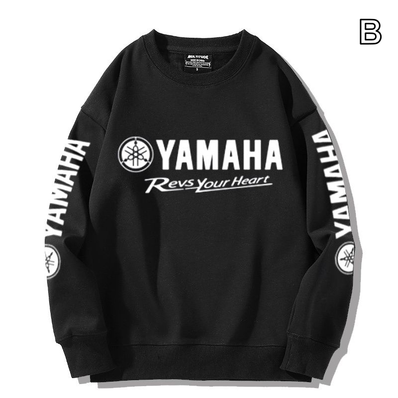 【薄手・裏起毛から選べる】バイカースタイル トップス レーシングロゴ プリント ユニセックス 長袖 スウェット