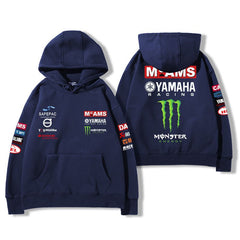 【薄手・裏起毛から選べる】バイカースタイル トップス モータースポーツ クローグラフィック ユニセックス 長袖 パーカー