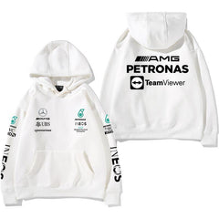 【薄手・裏起毛から選べる】バイカースタイル トップス レーシングチーム レタリングバック ユニセックス 長袖 パーカー