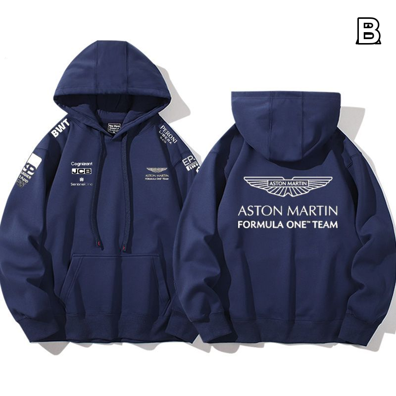 【薄手・裏起毛から選べる】バイカースタイル トップス レーシングチーム エンブレムプリント ユニセックス 長袖 パーカー