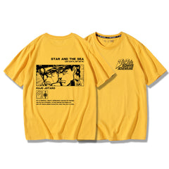 スタンド使い イラスト トップス STAR AND THE SEA  ユニセックス 半袖 Ｔシャツ