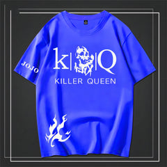 スタンド使い イラスト トップス  Killer Queen ユニセックス 半袖 Ｔシャツ