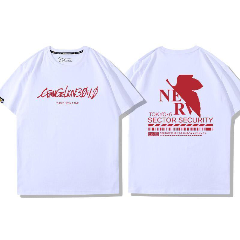 キャラクター トップス NERV ユニセックス 半袖Ｔシャツ