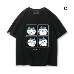 可愛いキャラ ゆるかわ トップス ポーズを取る ‌ユニセックス 半袖Ｔシャツ