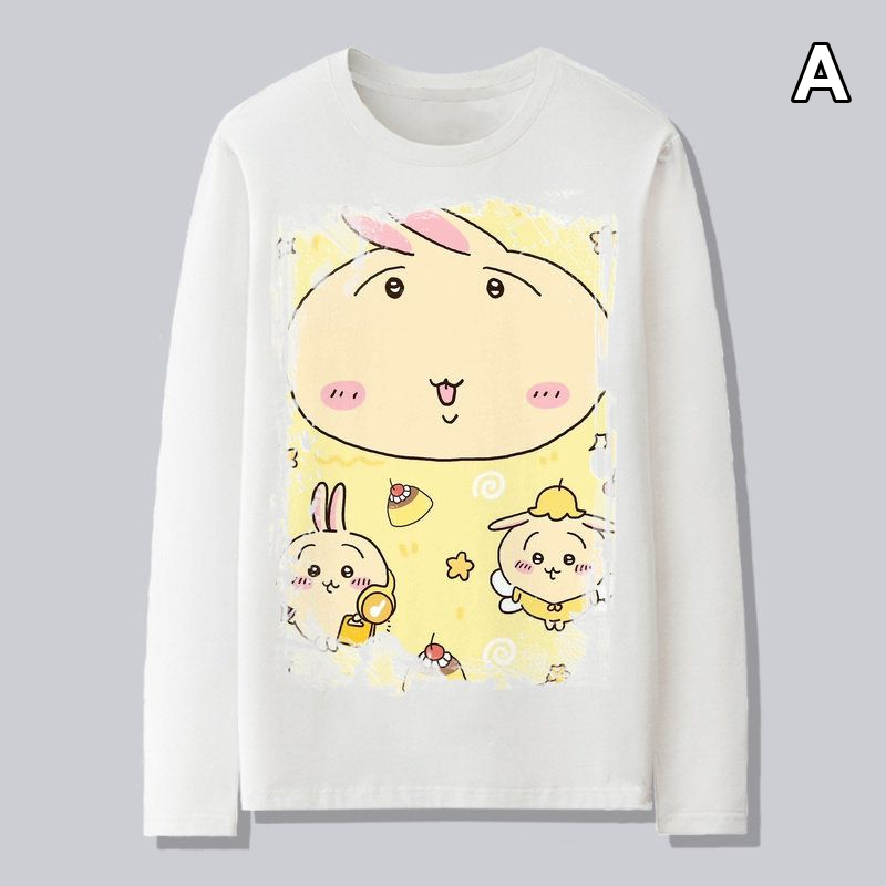 【薄手・裏起毛から選べる】可愛いキャラ ゆるかわ トップス 10タイプのキャラクタープリント ユニセックス 長袖 スウェット
