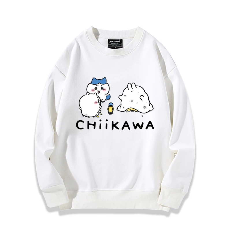 【薄手・裏起毛から選べる】可愛いキャラ ゆるかわ トップス なかよく並ぶキャラクタープリント ユニセックス 長袖 スウェット