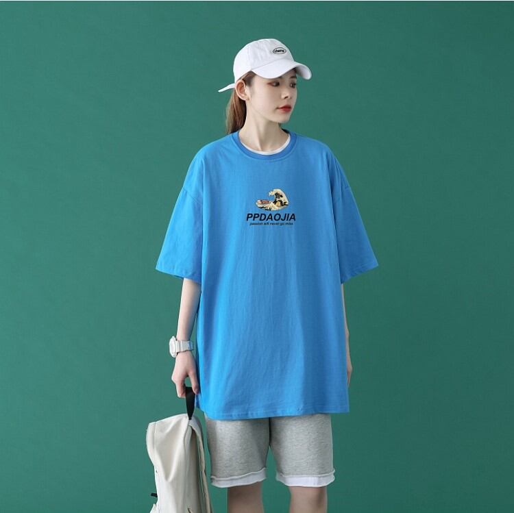 買わなきゃ損 シンプル プリント ラウンドネック 半袖 Ｔシャツ 大人カジュアル fashion ootd 夏コーデ ファッション coordinateコーディネート 夏服 カジュアルコーデ 今日のコーデ 大人コーデ レディース