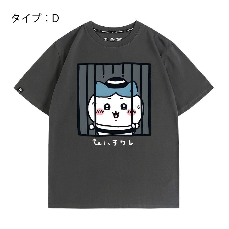 ちいかわシリーズ トップス 監獄 ユニセックス 半袖Ｔシャツ
