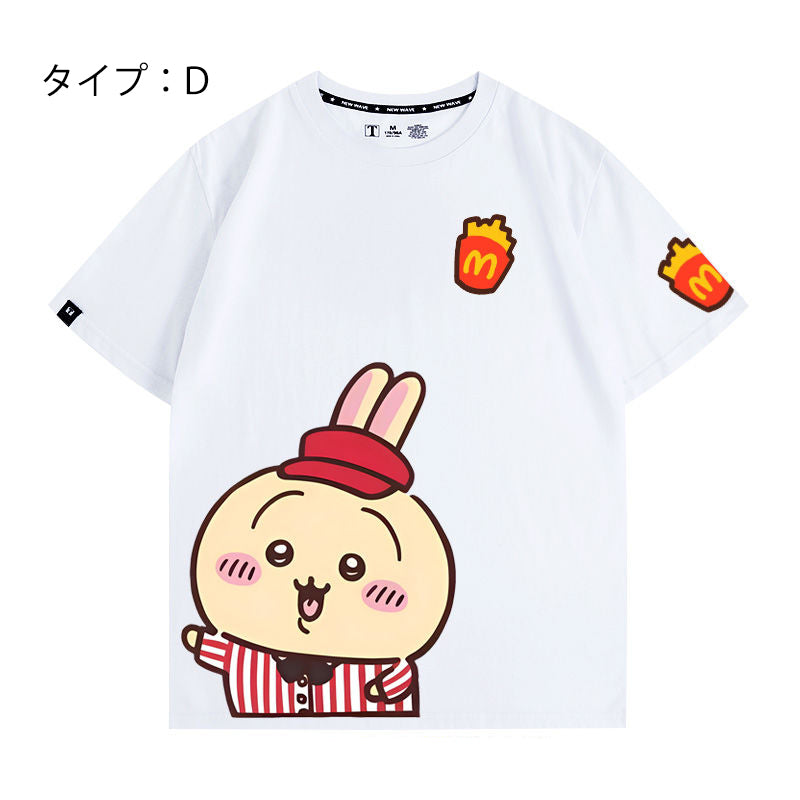 ちいかわシリーズ トップス マックウサギ ユニセックス 半袖Ｔシャツ