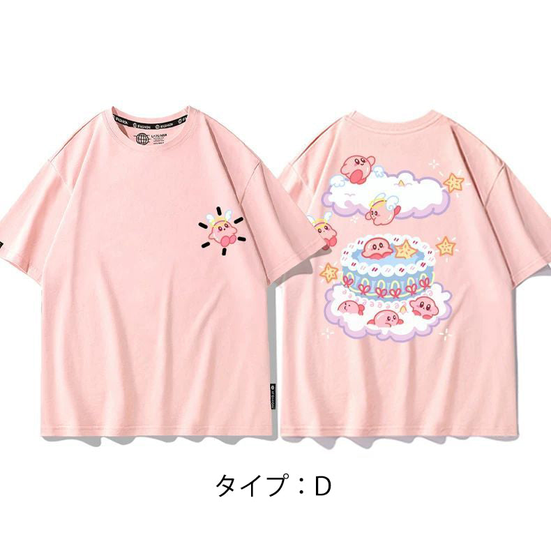キャラクターシリーズ トップス カービィ ‌ユニセックス 半袖Ｔシャツ