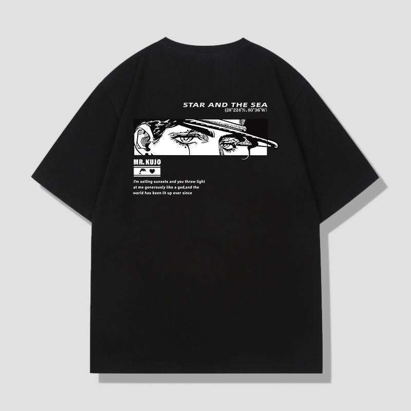 JOJOシリーズ トップス STAR AND THE SEA ユニセックス 半袖Ｔシャツ