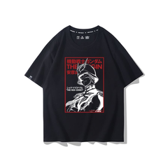 キャラクター トップス レッドコメット風 フロントプリントデザイン ユニセックス 半袖 Ｔシャツ