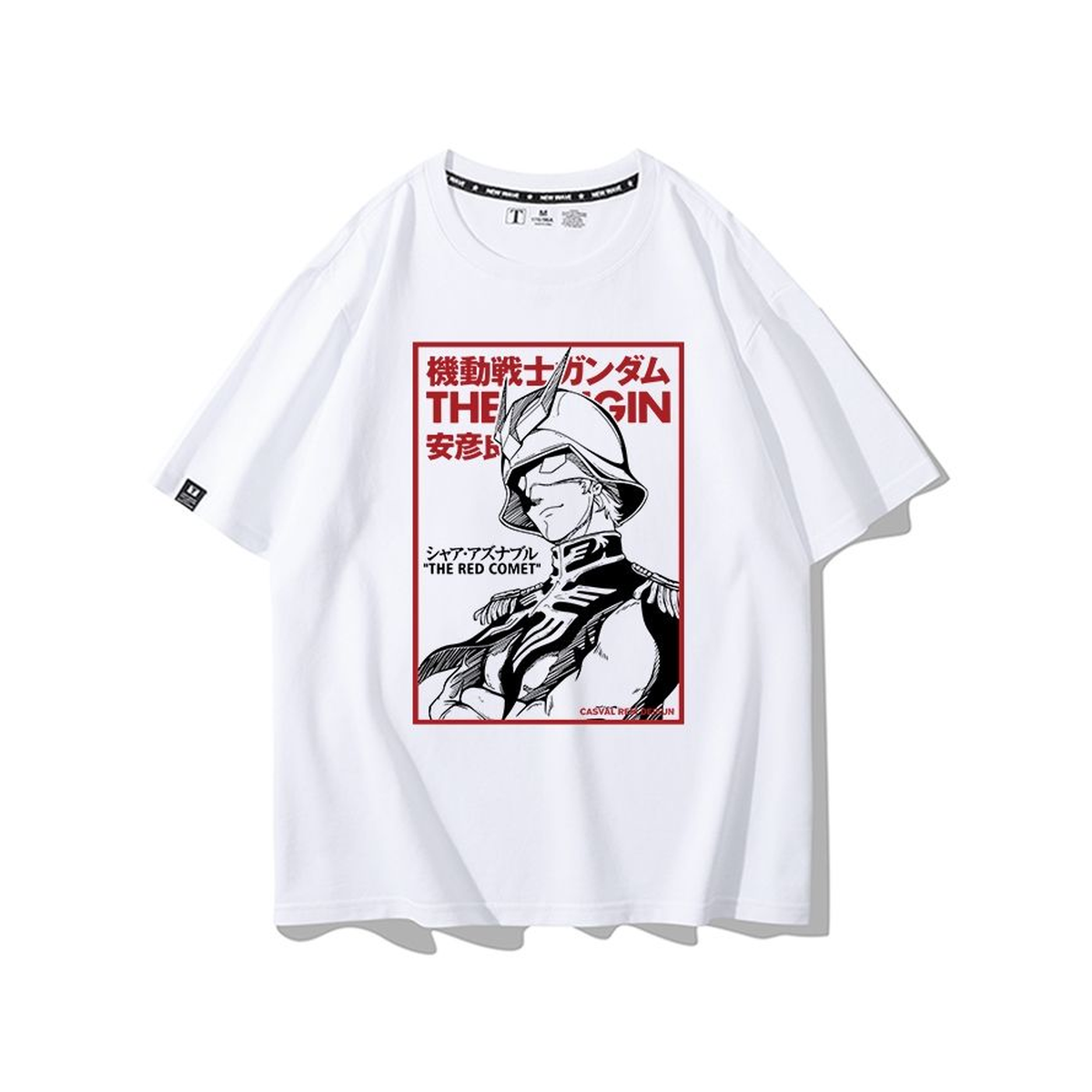 キャラクター トップス レッドコメット風 フロントプリントデザイン ユニセックス 半袖 Ｔシャツ