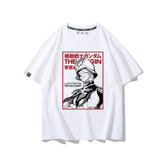 キャラクター トップス レッドコメット風 フロントプリントデザイン ユニセックス 半袖 Ｔシャツ