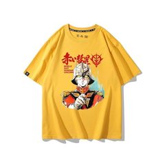 キャラクター トップス レッドコメット風 フロントプリントデザイン ユニセックス 半袖 Ｔシャツ
