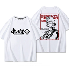 キャラクター トップス 赤い彗星 ユニセックス 半袖 Ｔシャツ