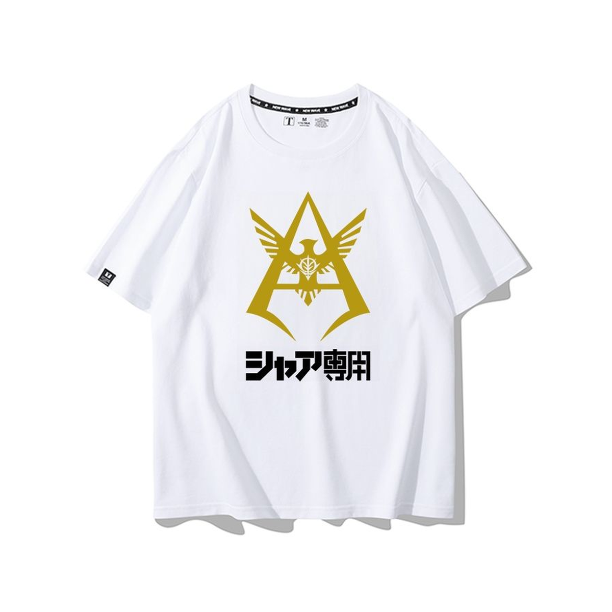 キャラクター トップス アニメロゴ風 グラフィックデザイン ユニセックス 半袖 Ｔシャツ
