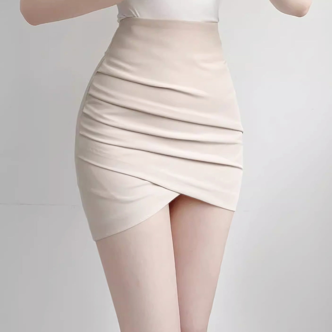 ドレープツイストタイトミニスカート
