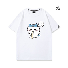 可愛いキャラ ゆるかわ トップス 複雑な気持ち ‌ユニセックス 半袖Ｔシャツ