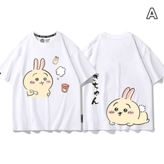 可愛いキャラ ゆるかわ トップス ラーメン食べたい ユニセックス 半袖Tシャツ