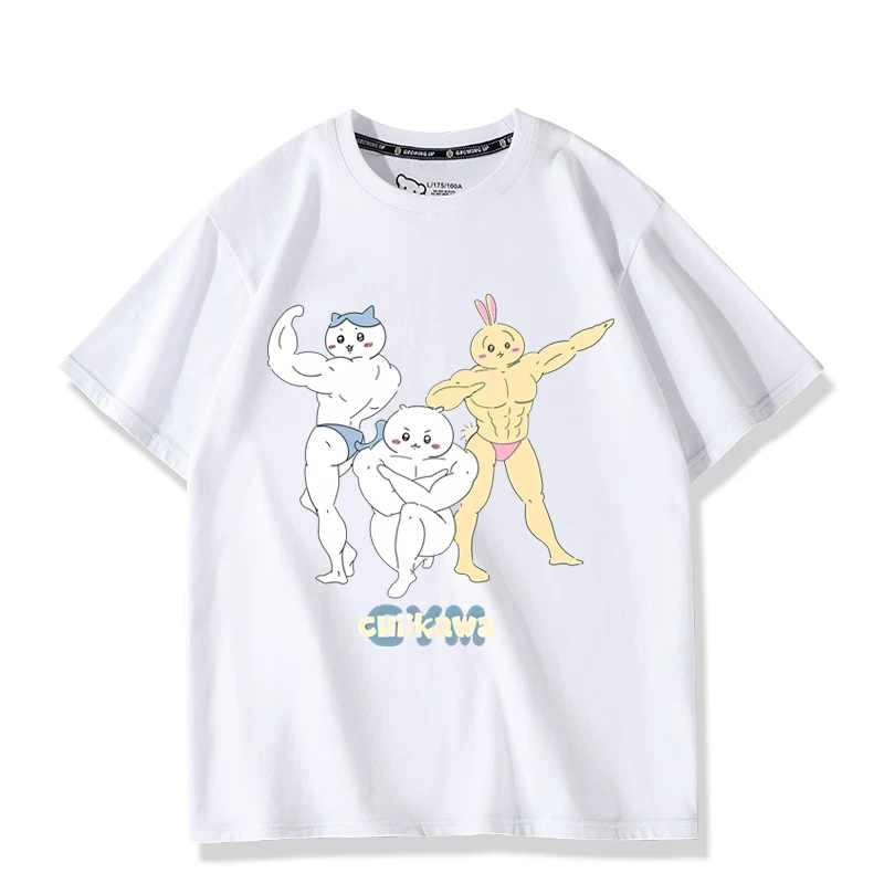 可愛いキャラ ゆるかわ トップス GYM 兄貴 ユニセックス 半袖Ｔシャツ