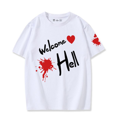 東方Project 二次創作 ヘカーティア・ラピスラズリ モチーフ ユニセックス 半袖Tシャツ