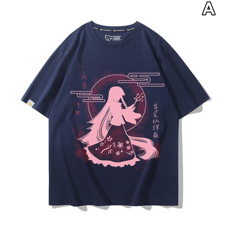 東方Project 二次創作 キャラクター モチーフ ユニセックス 半袖Tシャツ