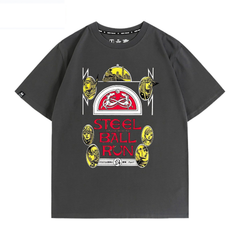 スタンド使い イラスト トップス STEEL BALL RUN ユニセックス 半袖Ｔシャツ