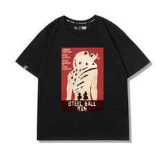 スタンド使い イラスト トップス ジョニー モチーフプリント ユニセックス 半袖Ｔシャツ